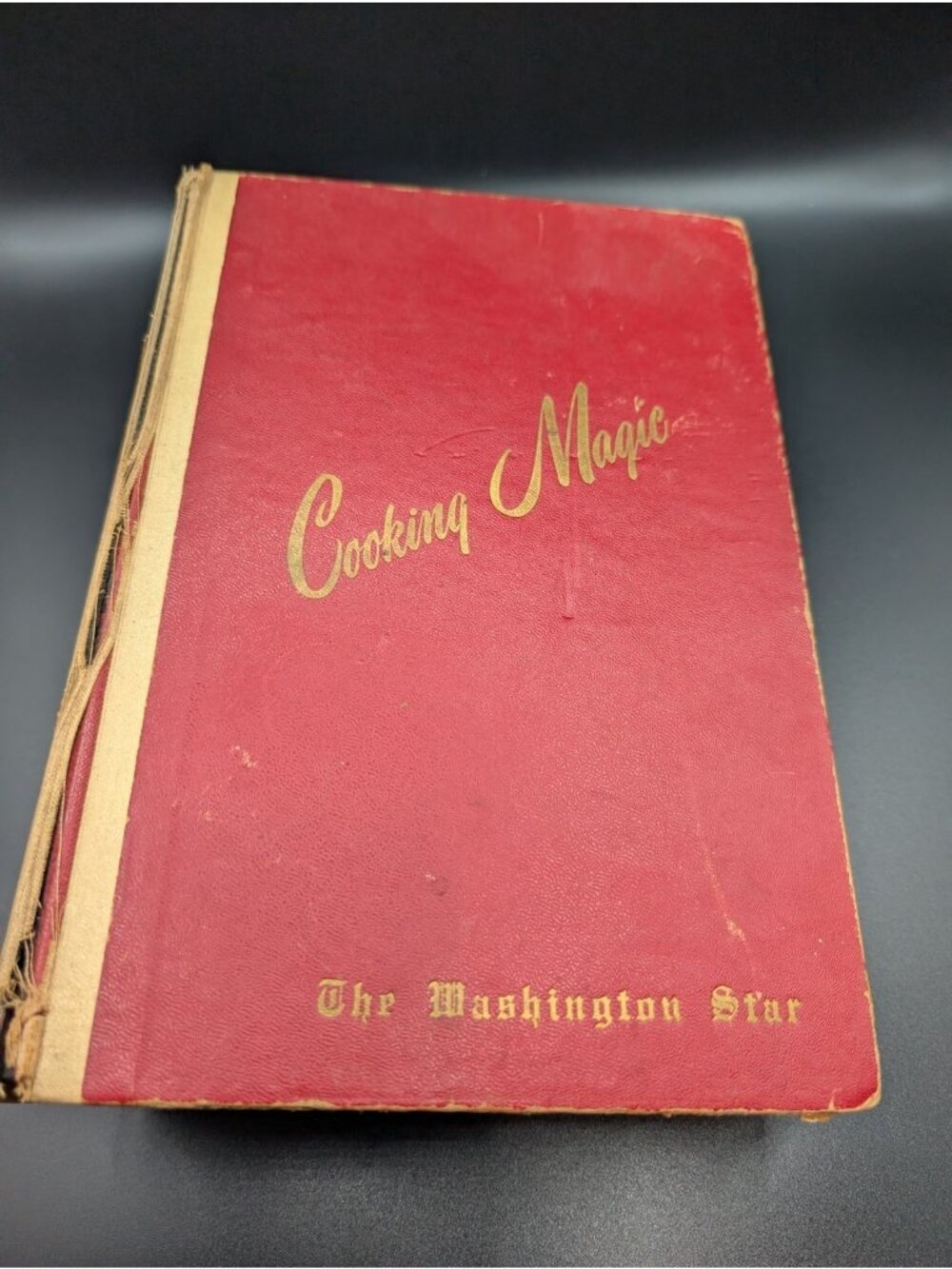 Vintage 50's Cooking Magic Cookbooks Culinary Washington Star Binder READ